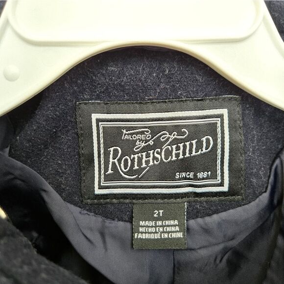Rothschild Girl Peacoat Size 2 - Picture 2 of 3